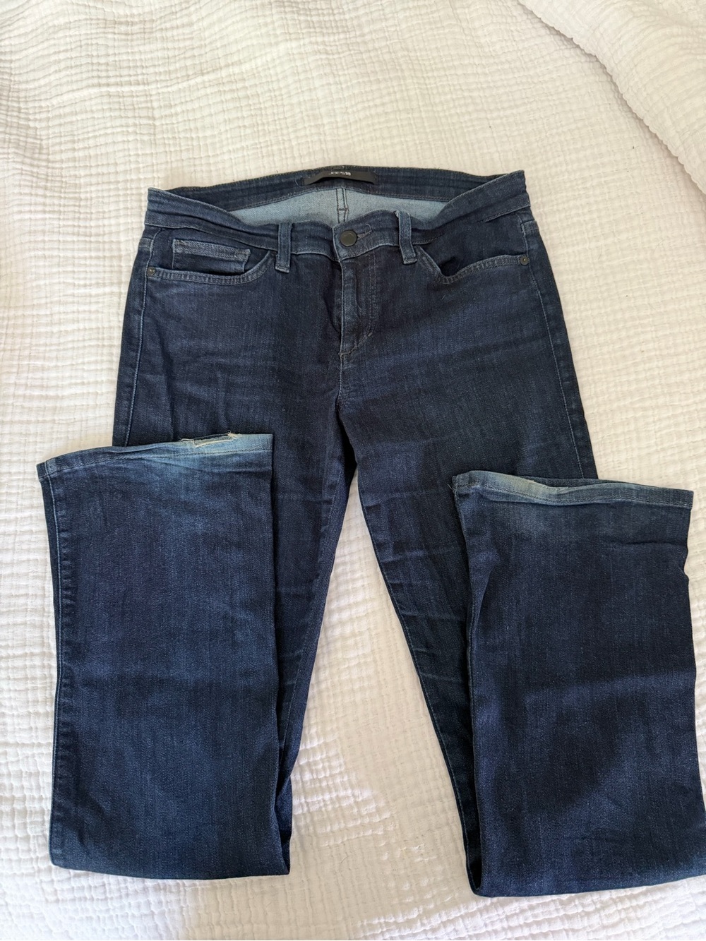 Joe’s Dark Blue Women's Petite Bootcut Stretch Jeans - size 28